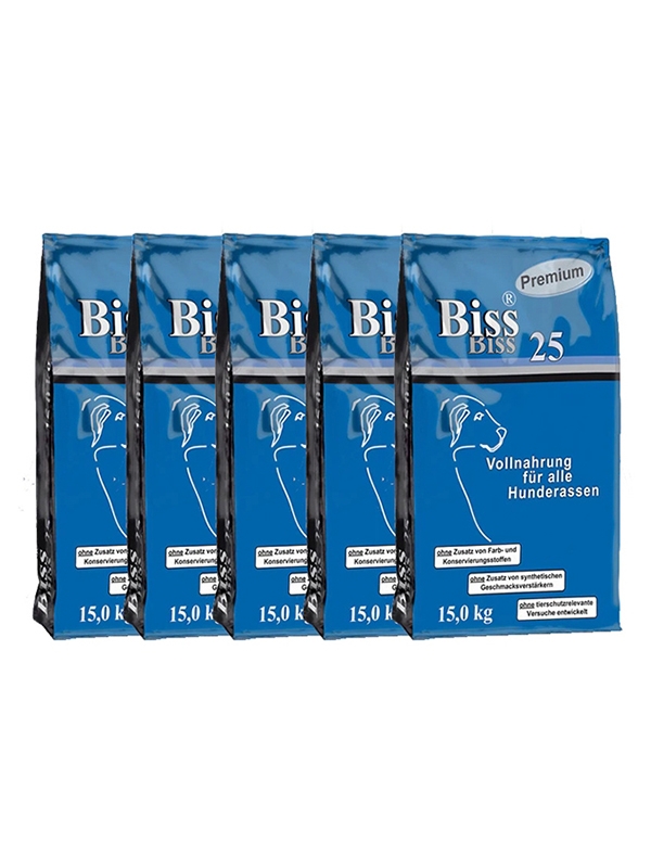 Храна за кучета 5 х Biss25 CLASSIC 15 kg