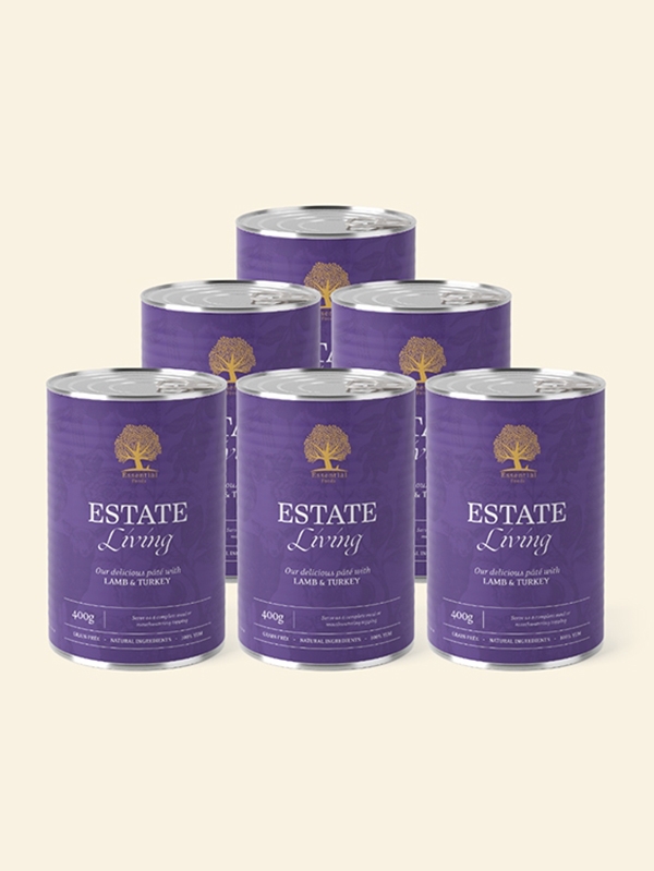 Мокра храна за кучета Essential Estate Living pâté 6 х 400g