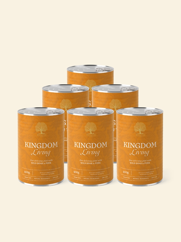 Мокра храна за кучета Essential Kingdom Living pâté 6 х 400g