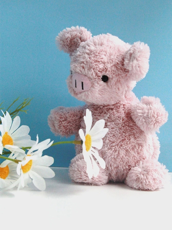 Сладурска плюшена играчка за домашни любимци Прасенце