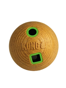 Бамбукова кучешка играчка топка с място за лакомства KONG® Bamboo Feeder Ball
