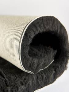 Черна нехлъзгаща постелка за кучета Bronte Glen Active Non-Slip Vet Bedding Black Plain