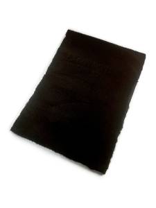 Черна нехлъзгаща постелка за кучета Bronte Glen Active Non-Slip Vet Bedding Black Plain