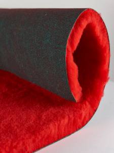 Червена постелка за домашни любимци Bronte Glen Traditional Vet Bedding Red