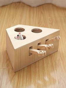 Дървена играчка за котки