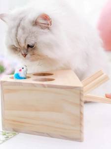 Дървена играчка за котки