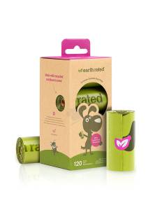 Earth Rated - Refill Rolls - Scented - разградими пликове с аромат на лавандула 8 ролки по 15 броя
