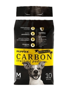 Хигиенни подложки Puppies PREMIUM CARBON 10 броя