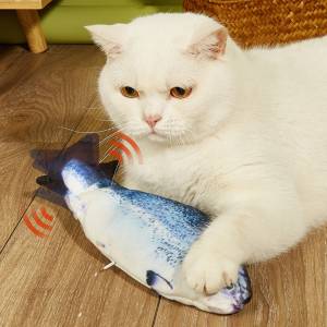 Интерактивна играчка за котки рибка пъстърва