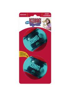 Комплект 2 броя писукащи топки за кучета KONG® Squeezz® Action