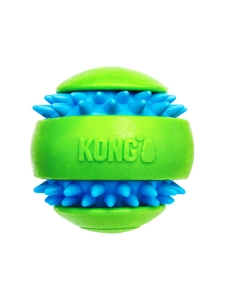 Кучешка топка за игра с релефни зъбчета KONG® Squeezz® Goomz