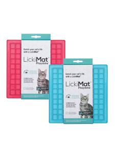 Квадратна подложка за бавно хранене LickiMat® Classic Playdate™ Cat