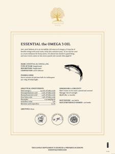 Масло от норвежка сьомга ESSENTIAL the OMEGA 3 OIL - 500ml