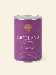 Мокра храна за кучета Essential Highland Living pâté 400g