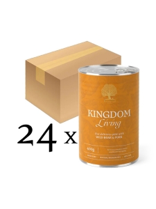 Мокра храна за кучета Essential Kingdom Living pâté 24 х 400g