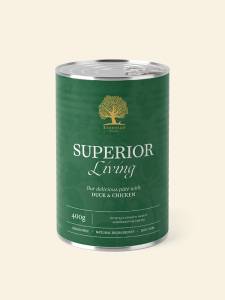 Мокра храна за кучета Essential Superior Living pâté 6 х 400g