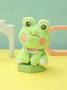 Плюшена играчка за домашни любимци Жаба