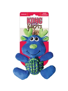 Плюшена играчка за кучета с въжета KONG® Weave Knots Elk