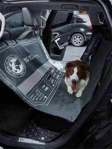 Покривало за автомобилна седалка за кучета Letter Graphic Pet Car Seat Mat