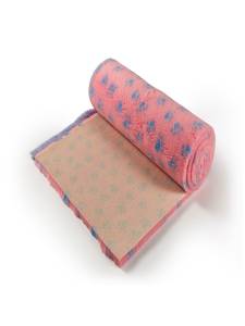 Розова нехлъзгаща постелка за кучета Bronte Glen Active Non-Slip Vet Bedding Pink Paws