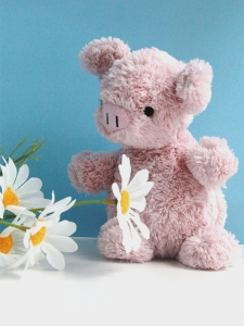 Сладурска плюшена играчка за домашни любимци Прасенце