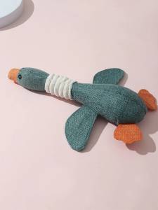 Текстилна играчка за кучета Патица